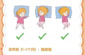 孕妇正确睡姿图解，早中晚期不一样